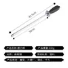 Varilla para afilar cuchillo de carnicería de cerdo, afilador de cuchillos conveniente, de grado comercial, engrosada, para uso en cocina y hogar, varilla de afilar cuchillos de alta gama, venta al por mayor del fabricante