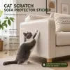 Protector de muebles para rasguños de gato exclusivo de Amazon, película protectora transparente para sofás y muebles