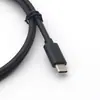 Cable de extensión macho a hembra tipo C con orificio para tornillo de oreja, cable de carga USB 3.1 macho a hembra, cable de datos de extensión