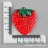 Resina piña fresa simulación pieza de fruta accesorios accesorios para el cabello horquilla diy material para pegatina de refrigerador parche de pegamento crema
