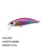 Isca Artificial Minnow de Afundamento Rápido Peixe Biônico 48mm/3.7g Pesca Marinha Água Doce Isca de Imitação Isca Falsa Fábrica Atacado 9056