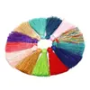 Joyas DIY hechas a mano borla material de barba de poliéster aretes accesorios para ropa 3-4cm pasador accesorios para el cabello borla de color