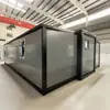 Casa Dobrável de Duas Asas, Casa Pré-Fabricada, Casa Contêiner Móvel, Contêiner Expansível de Duas Asas