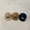 Gorra de Béisbol Suave con Visera y Bordado de Letra para Bebé, Estilo Delgado para Primavera y Otoño, Gorro de Copa Suave para Bebés y Niños Pequeños, Gorra de Béisbol de Verano