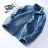 Chaqueta de Polar Doble Cara para Mujer con Forro de Polar Engrosada Otoño e Invierno Cálida de Polar Coral Holgada Cuello Alto Chaqueta Cardigan de Polar