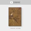 Pintura de Colgar de Fondo para el Nuevo Salón de Té Chino de Song Huizong Flor y Pájaro Zen Pintura Decorativa para Sala de Estar Pintura China Estética Mural de la Dinastía Song