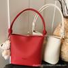 Bolsa Balde de Moda Retrô para Mulheres 2025 Nova Bolsa de Ombro da Moda Nicho High-End Bolsa de Trabalho para Deslocamento Bolsa Transversal