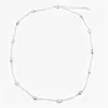 Nuevo Collar de Perlas Plateadas Estilo Francés, Cadena para Clavícula de Lujo Ligero y de Gama Alta, Estilo de Nicho, Accesorio de Moda Versátil para Mujeres