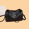 Bolsa Pillow Popular, Bolsa de Ombro Fashion, Bolsa Feminina Casual de Couro Macio, Bolsa Transversal Simples e Versátil, Bolsa de Axila de Grande Capacidade para Mulheres