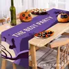 Toalha de Mesa de Halloween Transfronteiriça Criativa Novo Estilo Banner de Alto Padrão Decoração de Sala de Estar Arranjo de Festa Toalha de Mesa Bandeira Personalização