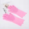 Guantes para Lavar Platos para Mujer Tareas Domésticas Cocina Duraderos Grado Alimenticio Hogar Lavavajillas Silicona Artefacto de Limpieza Guantes Impermeables
