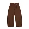 Pantalones Casuales de Diseño Pleatado Retro Americano de Nicho tipo Cimitarra para Hombres y Mujeres 2025 Nuevos Pantalones Anchos Holgados