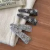 Pinza para el Cabello de Copo de Nieve de Invierno, Pasador Frontal para el Cabello sin Costuras para Mujer, Pinza para el Flequillo, Accesorio para el Cabello con Diseño Impresionante