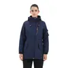 Chaqueta exterior de otoño e invierno engrosada cálida a prueba de frío ropa de trabajo tres en uno dos piezas logo largo bordado fabricante
