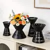 Floristería Más Vendidos Macetas Negras Huecas para Decoración de Arreglos Florales, Herramienta de Envoltura de Ramo de Flores de Plástico, Gadget de Envoltura de Flores para Principiantes de Floristería