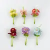 Guirlanda Mini Lavanda Flor Artificial DIY Jacinto Cabeça de Flor Falsa Material para Coroa Acessórios Itens de Decoração para Casa