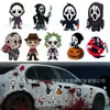 Ímãs Populares Transfronteiriços para Porta de Garagem de Halloween, Adesivos Magnéticos de Morcego para Carro, Ímãs de Geladeira, Decorações de Halloween