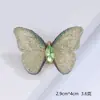 Broche de Borboleta de Luxo Nicho Broche de Lapela de Casaco de Terno de Luxo Broche Criativo de Joias de Inseto para Mulheres