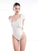 2026 Nuevo Estilo Coreano Ins Elegante de un Hombro Lazo Sexy Adelgazante Traje de Baño de una Pieza para Manantial Caliente para Mujeres