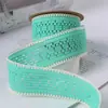 Cinturón Tejido Hueco con Borde Ondulado DIY Decoración para Textiles del Hogar Ropa Sombrero de Copa Regalo Empaque de Flores Accesorios para el Cabello con Lazo