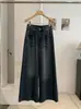KEKEZOON Jeans Feminino Wide Leg Lavagem Retrô Cintura Alta Outono Novo Estilo Solto Casual Calça Longa Tendência 9195