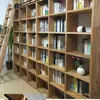Estantería de Madera Maciza al por Mayor con Armario de Almacenamiento, Estante para Estudio, Divisor de Pantalla, Estante de Almacenamiento, Disponible en Varios Tamaños, Se Puede Diseñar en Madera de Olmo