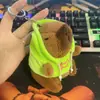Celebridad de internet lindo capibara capibara colgante peluche juguete muñeca bolsa colgante llavero Muñeca Muñeca