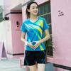 Novo terno de badminton de secagem rápida terno de tênis de mesa masculino e feminino camisa correndo roupas esportivas uma geração de cabelo