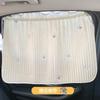 Cortina parasol para coche cortina de aislamiento térmico cortina bloqueadora de luz linda de dibujos animados para niños ventosa ventana de privacidad del coche bloqueo de luz