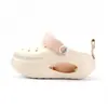 Nuevos Zapatos Perforados de Color Sólido de Nicho para Mujer, Para Uso al Aire Libre en Verano, Simples y Versátiles, Con Suela Gruesa, Sandalias Slip-On que Aumentan la Altura
