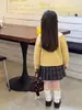Ropa infantil Vimood, conjunto de otoño para niñas, lindo suéter tejido y falda plisada, ropa de grado A para niñas pequeñas y bebés