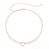 Corrente de cintura com strass Amazon Explosions Love, moda feminina para férias na praia e verão, cheia de diamantes, temperamento Love, decoração de cintura
