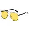 Nuevas Gafas de Sol de Moda Europeas y Americanas, Gafas de Conducción de Visión Nocturna de Alta Gama para Hombre, Gafas de Sol Polarizadas Anti-UV de Alta Definición
