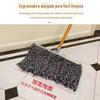 Fábrica por atacado fio de algodão mop poste de madeira casa antiquada propriedade absorvente comum pó plano empurrar grande esfregão de algodão puro