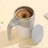 Taza mezcladora automática de acero inoxidable, taza magnética perezosa, taza magnética automática, taza de café portátil, taza imprimible