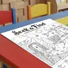 10 Folhas/Pacote Pôsteres para Colorir Transfronteiriço Novo Estilo Paraíso dos Pássaros Colorir Cognitivo Grafite Pintado à Mão Divertido Papel de Desenho Educacional