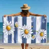 Toalla de Playa Floral Más Vendida de Amazon para Verano, Toalla de Baño de Microfibra para Vacaciones en la Costa, Chal de Protección Solar para Nadar, Personalizado