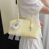 Bolsa Feminina de Axila 2026 Novo Estilo Tendência Verão Popular Moda Super Quente Bolinhas Bolsa de Ombro Único Trabalho Deslocamento Bolsa Grande