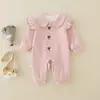 Nuevo Pelele de Manga Larga para Bebé, Ropa de Princesa para Otoño e Invierno, Mameluco Lindo, Mameluco con Forro de Felpa y Relleno de Algodón