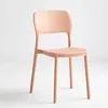 Silla de comedor nórdica sencilla, silla de ocio, silla para el hogar, taburete, silla para adultos, silla con respaldo grueso, silla de plástico, silla para exteriores