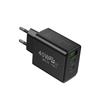 Cabezal de carga para teléfono móvil doble C transfronterizo de un solo U, carga multipuerto, carga rápida, viaje, cargador de 5v2a, regulaciones europeas, regulaciones estadounidenses, regulaciones del Reino Unido