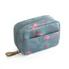 Bolsa de Maquiagem Mini Portátil Impermeável Bolsa Cosmética Coreana Casual Feminina Bolsa Portátil para Maquiagem Batom