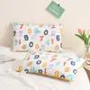 Funda de Cojín de Relleno para Niños, 100% Algodón, Diseño de Dibujos Animados, Cojín Individual, Venta al por Mayor de Fabricante, Algodón Puro, Extraíble y Lavable, Dormir de Lado