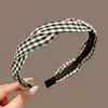 Diadema de Punto Trenzado a Cuadros para Niña, Pinza para el Pelo de Calavera Linda para Niñas, Diadema No Ajustada, Accesorio para el Cabello