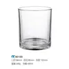Copo de Vela Transparente, Suporte para Vela, Pote de Vidro Simples para Vela de Aromaterapia, Ornamento de Decoração para Hotel e Casa, Recipiente para Vela