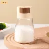 Garrafa de Sal Quantitativa Espessada Grau Alimentício para Pet Plástico Espessado Transparente Garrafa de Tempero Garrafa de Sal Controlada