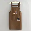 Delantal Estilizado Personalizado para Cocina Casera, Delantal de Cocina Resistente al Agua, Delantal de Dibujos Animados para Adultos para Catering, Uniforme de Trabajo