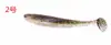 Atacado duas cores T-tail cor lagosta Isca Luya inseto macio Isca macia Luya T-tail isca de simulação bico levantado isca para perca peixe mandarim