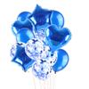 Juego de globos de feliz cumpleaños, decoración para fiesta de cumpleaños, globo de aluminio con lentejuelas y estrella de cinco puntas de 18 pulgadas