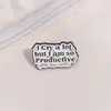 Letras Europeas y Americanas Frases Cortas en Inglés Personalidad Dibujos Animados Accesorios de Mezclilla Decoraciones para Abrigos Insignias Metálicas